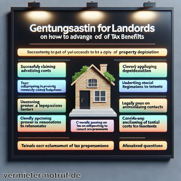 Steuertipps für Vermieter: So nutzen Sie steuerliche Vorteile optimal